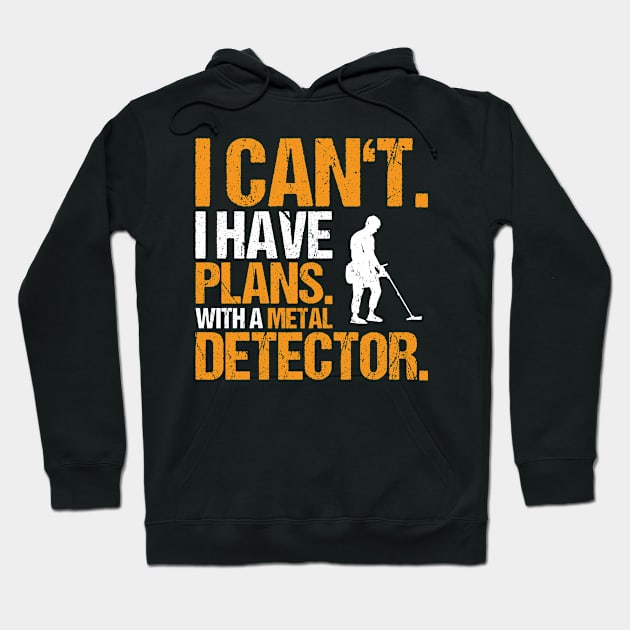 Detectorist Metal Detecting Metal Detector Hoodie by Krautshirts